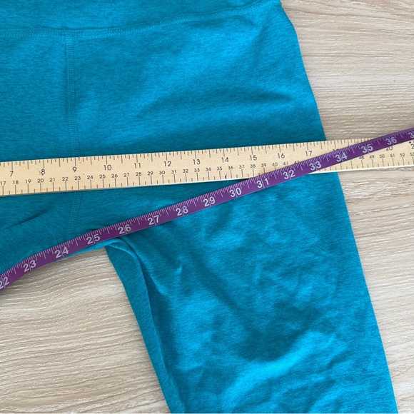 Beyond Yoga XL Spacedye High Waist Leggings Teal Blue Cerulean Pilates Outdoor - Picture 6 of 6
